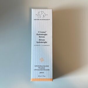 Drunk Elephant C-Firma Hydrabrigh Serum - White and Orange